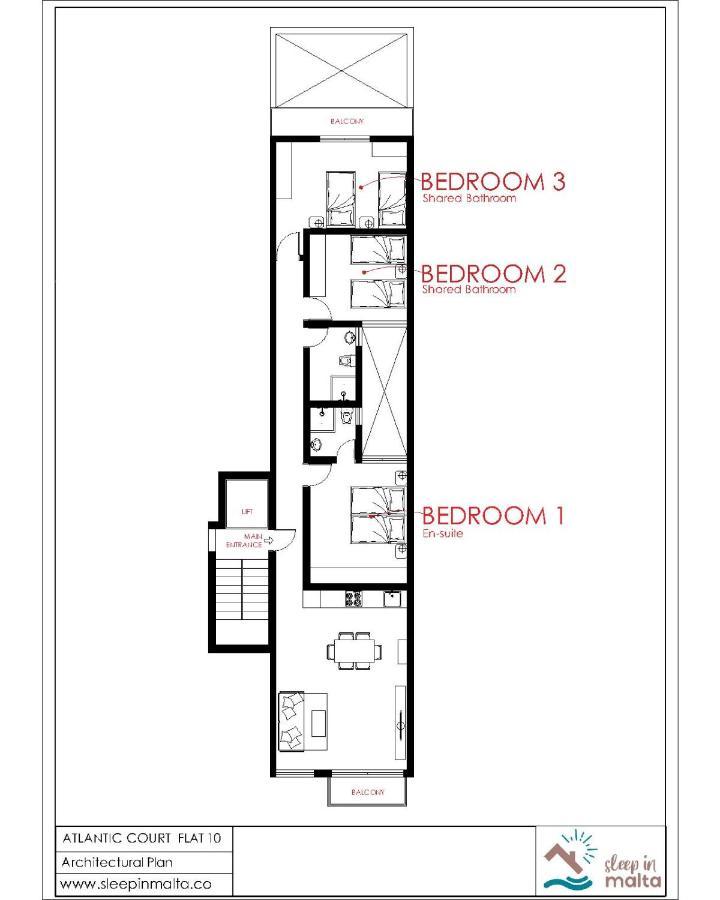 F10 Modern And Bright Apartment In Malta 음시다 외부 사진